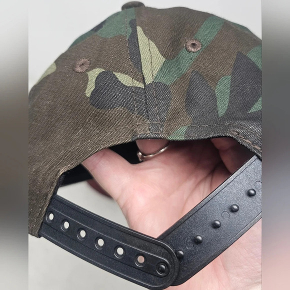 KnuckleHeads Little Threads One Day Camo Toddler Trucker Hat Size Small - Picture 8 of 15